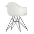 Cadeira de Braços em Plástico Eames DAR / Base Preta
